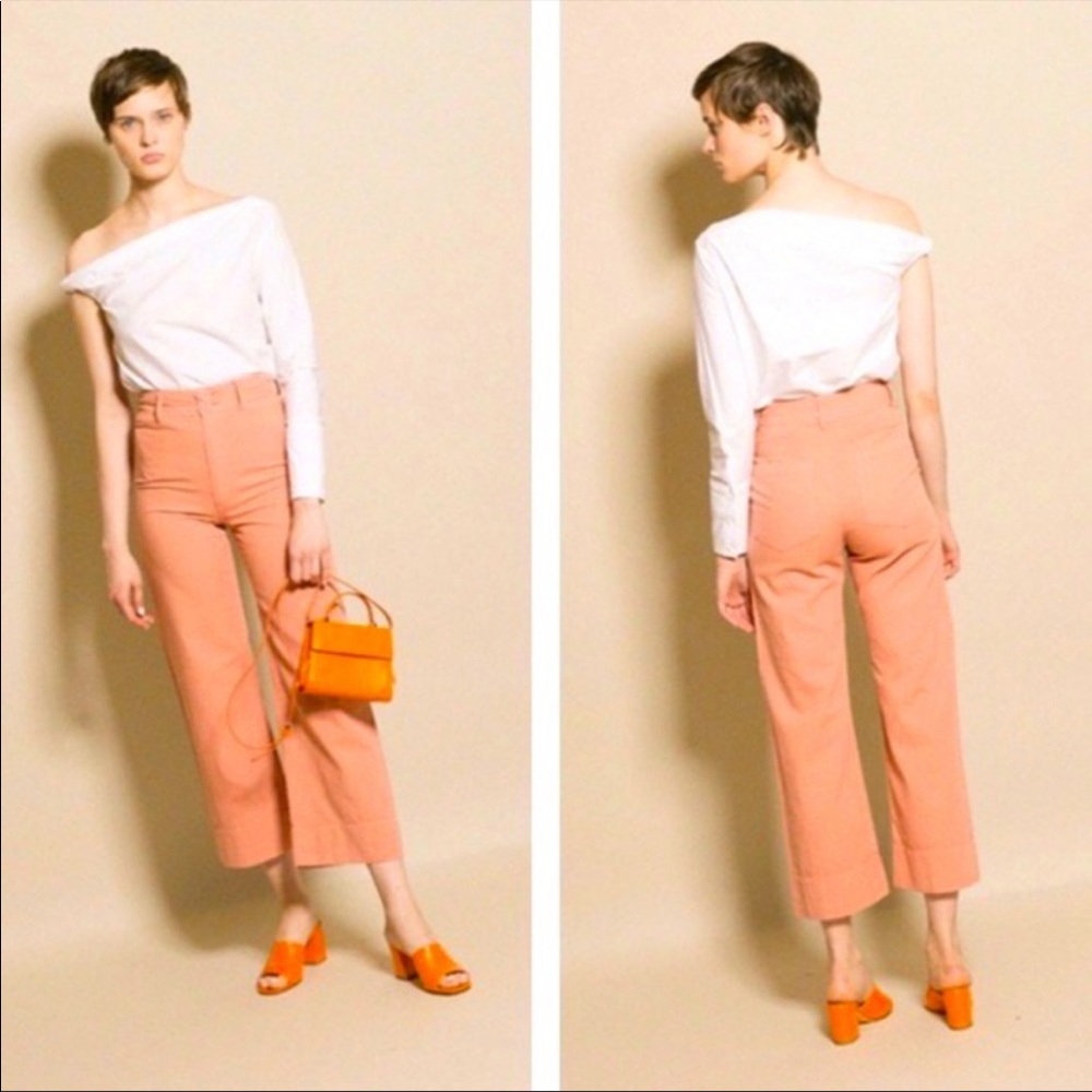 Apiece Apart Merida Pants in Apricot 2